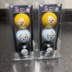 PITTSBURGH STEELERS LOGO GOLF BALLS-ALUMNI GOLF 2-3 PACKS